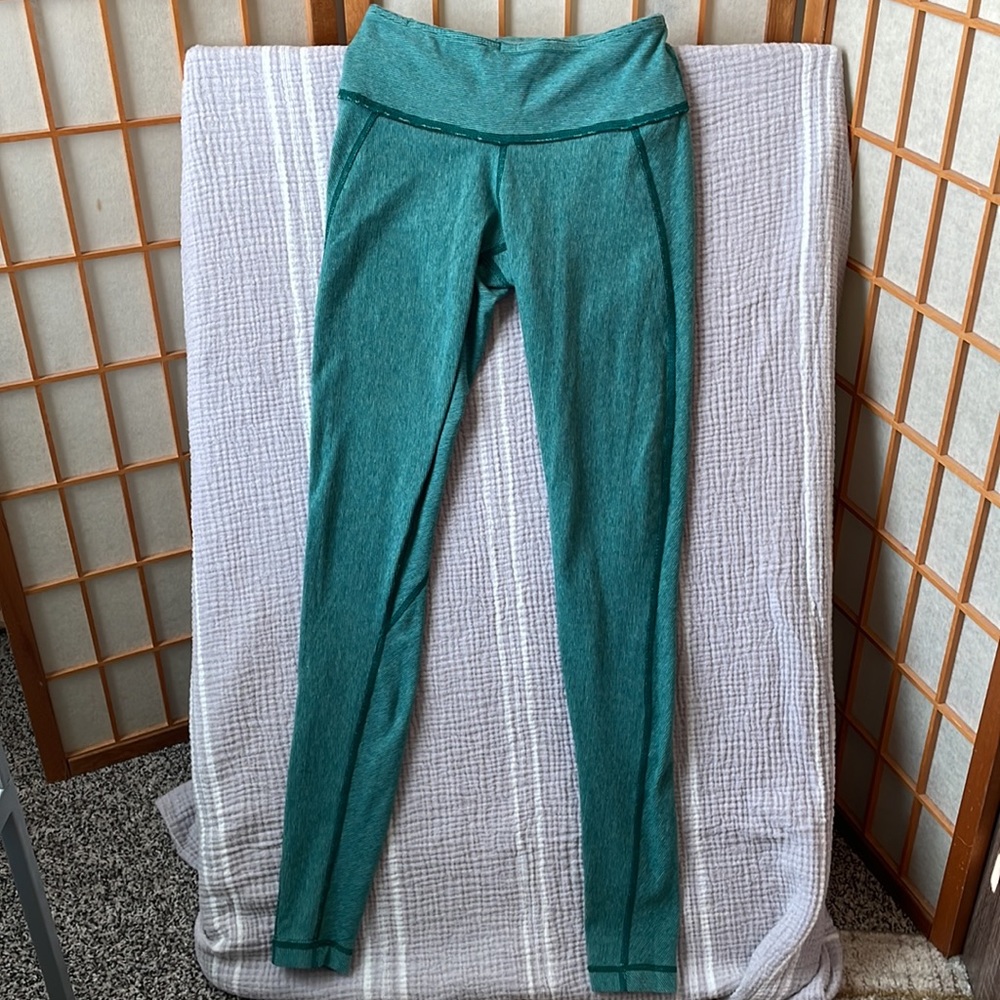 Lululemon Wunder Under Pant (Stripes) Soft Cotton Size 4 - Picture 9 of 11